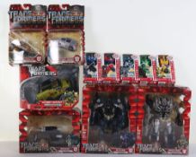 Eleven Modern Transformers Action Figures Boxed Hasbro.
