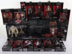 Seventeen Star Wars Black Series Action Figures Boxed Carded Moc Hasbro.