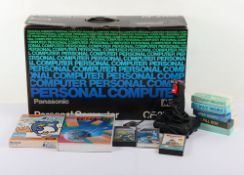 Vintage Panasonic Personal Computer CF-2700 and games.