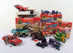 Collection of Vintage Kenner M.A.S.K. Mask Vehicles and Action Figures.