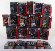 Twenty Modern Transformers Action Figures Boxed Hasbro.