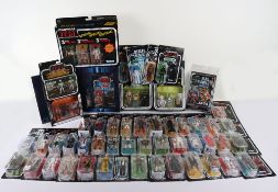 Collection of Fifty Two The Vintage Collection Modern Star Wars Action Figures moc carded Hasbro Ken