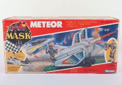 Vintage Kenner M.A.S.K. Mask Meteor Vehicle and Action Figure Sealed in Box.