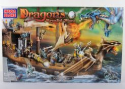 Scarce Mega Bloks 9895 Dragons Krystal Wars Set sealed boxed.