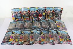 Thirty Star Trek 90s Action Figures from Playmates moc carded Collector Card series.