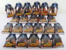 Sixty Seven Star Wars Revenge of the Sith Hasbro Action Figures moc carded.