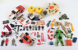 Vintage Centurions M.A.S.K. Mask Kenner and Starcom action figures and accessories.