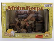 The Ultimate Soldier Afrika Korps WW2 German Motorcycle and Sidecar Military Vehicle.