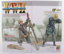 WW2 Monte Cassino 1944 Fallschirmjager 8cm Mortar Team Dragon Models Action Figure,