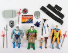 Vintage Thundercats action figures and accessories.