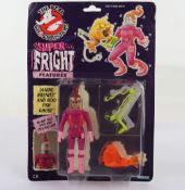 Vintage Kenner The Real Ghostbusters Super Fright Features Janine Melnitz moc carded action figure.