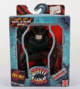 Scarce Vintage Street Sharks action figure Slobster Seize and Slice Claw boxed Mattel 1994.