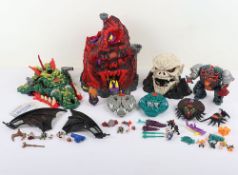Quantity of Vintage Mighty Max Playsets by Bluebird.