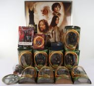 Collection of Lord of the Rings Action Figures and ephemera.