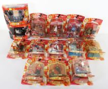 Fourteen Doctor Who BBC Series 1 Action Figures by Character.
