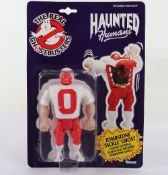Vintage Kenner The Real Ghostbusters Haunted Human Tombstone Tackle Ghost moc carded action figure.