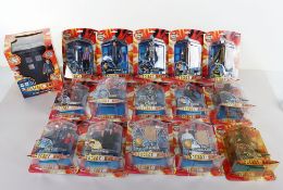 Sixteen Doctor Who BBC Action Figures by Character.