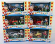 Full set of Corgi Noddy in Toyland Diecast Vehicles boxed.