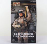 WW2 Elite Force US 101st Airborne 327th 3rd Battalion Blue Box Toys Models Action Figure,