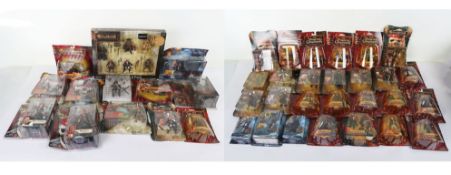 Collection of Forty Pirates of the Caribbean Action Figures carded boxed Disney and Neca.