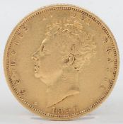 George IV (1820-1830), Sovereign, 1826,