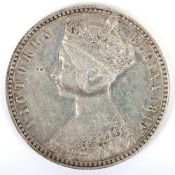 Victoria (1837-1901), Florin, 1849 'Godless',