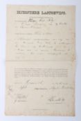 Anglo Boer War document,