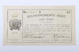 South Africa, Vijf Pond (Five Pound), Te Velde, 1902,