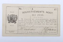 South Africa, Een Pond (One Pound), Te Velde, 1902,
