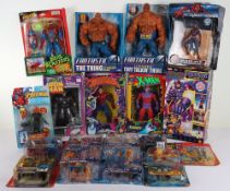 Nineteen Marvel Toy Biz Hasbro Action Figures carded moc boxed.