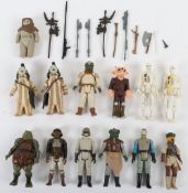 Thirteen Vintage Star Wars Return of the Jedi Action Figures Kenner.