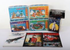 Nine TV Related Toys and Books.