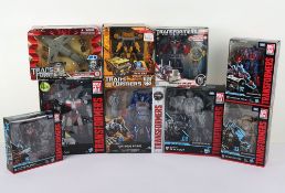 Nine Modern Transformers Hasbro Boxed.