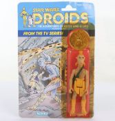 Vintage Star Wars Droids Cartoon Kez-Iban Original Carded Moc Action Figure Kenner.