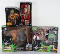 Collection of Star Wars 12 inch Action Figures Dolls Boxed Hasbro.