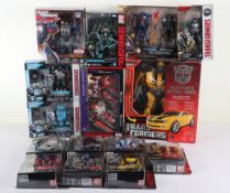 Fifteen Modern Transformers Action Figures Boxed Hasbro.