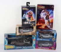 Collection of Back to the Future Toys and Action Figures.