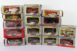 Fifteen Burago Die Cast Metal Models Cars.