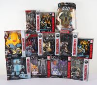Twelve Modern Transformers Hasbro Boxed.