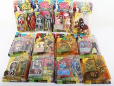 Twelve Complete Austin Powers Action Figures with packaging.