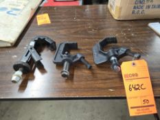 Lot of (50) assorted pipe clamps