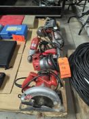 Assorted power tools