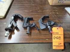 Lot of (50) assorted pipe clamps