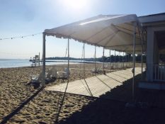 Freds Centerpeak White Frame Tent