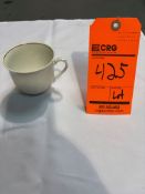 Gold Swirl Coffee Cup