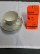 Gold Swirl Cup and Saucer