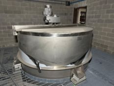 ICCNW Single Wall 316 Stainless Steel Mixing Tank