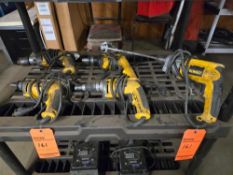 Asst. DeWalt Electric Drills