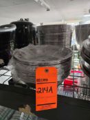Lot of (100) stainless steel plate covers 11 inches in diameter