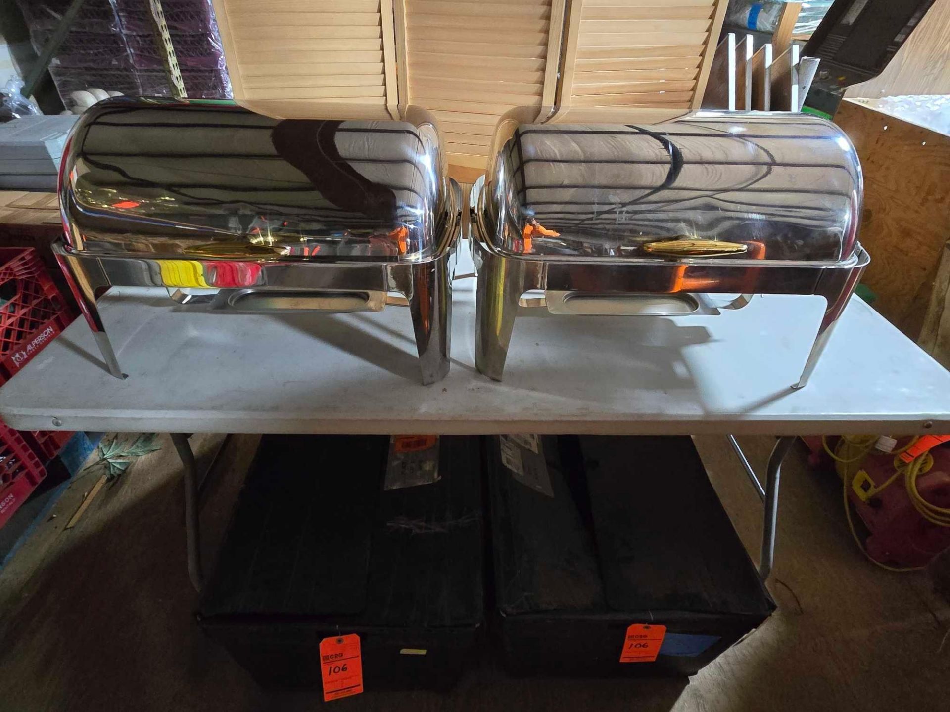 Roll Top Sterno Chafing Dishes